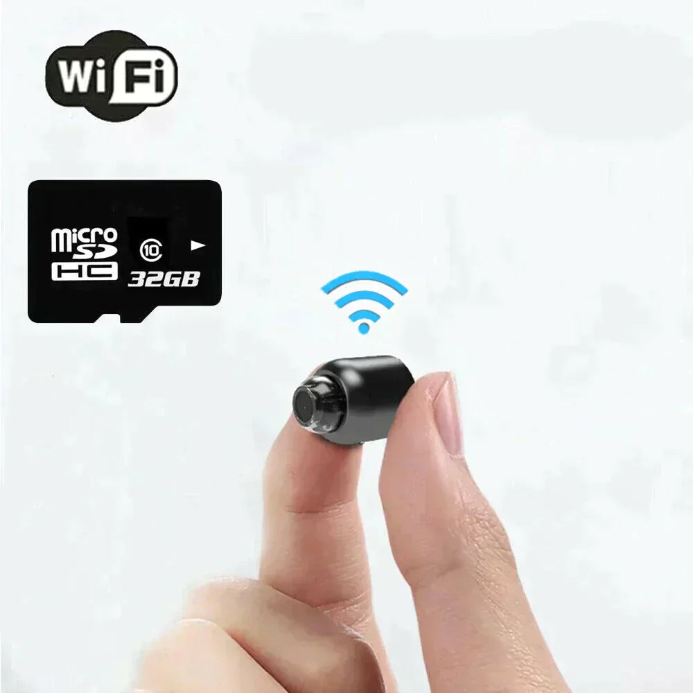 Wearclo | Super Small WiFi Surveillance Camera Night Vision IP Security Camera