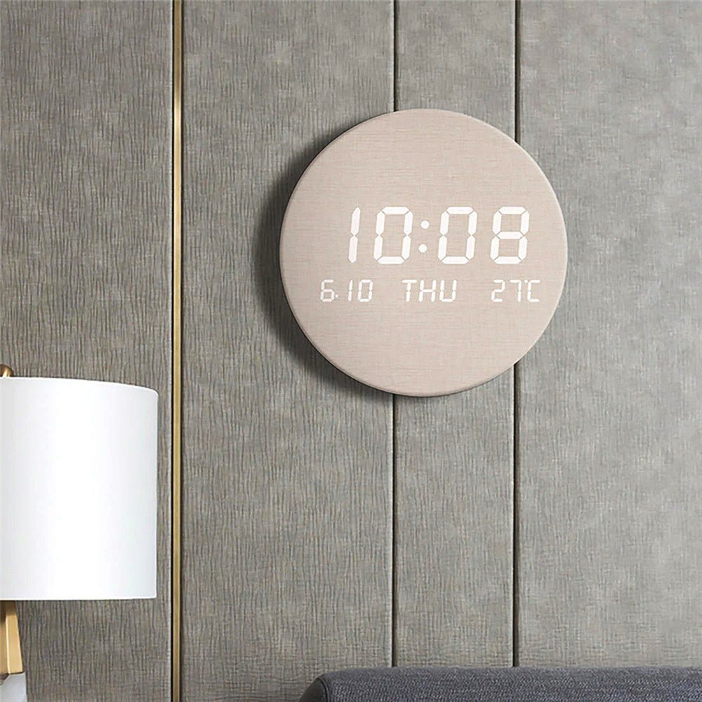 Wearclo | Svenna Digital Wall Clock | Scandinavian Minimalist Design