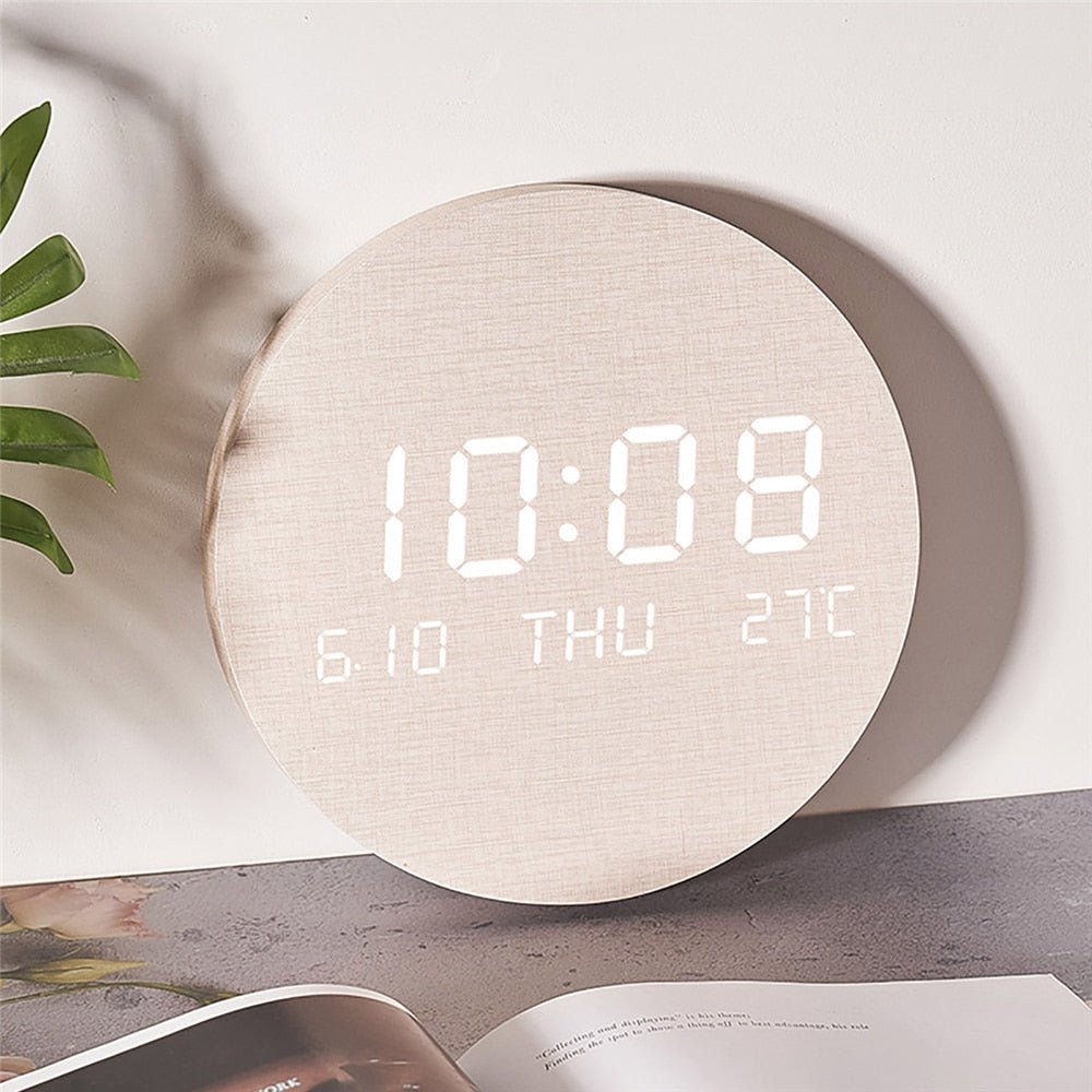 Wearclo | Svenna Digital Wall Clock | Scandinavian Minimalist Design