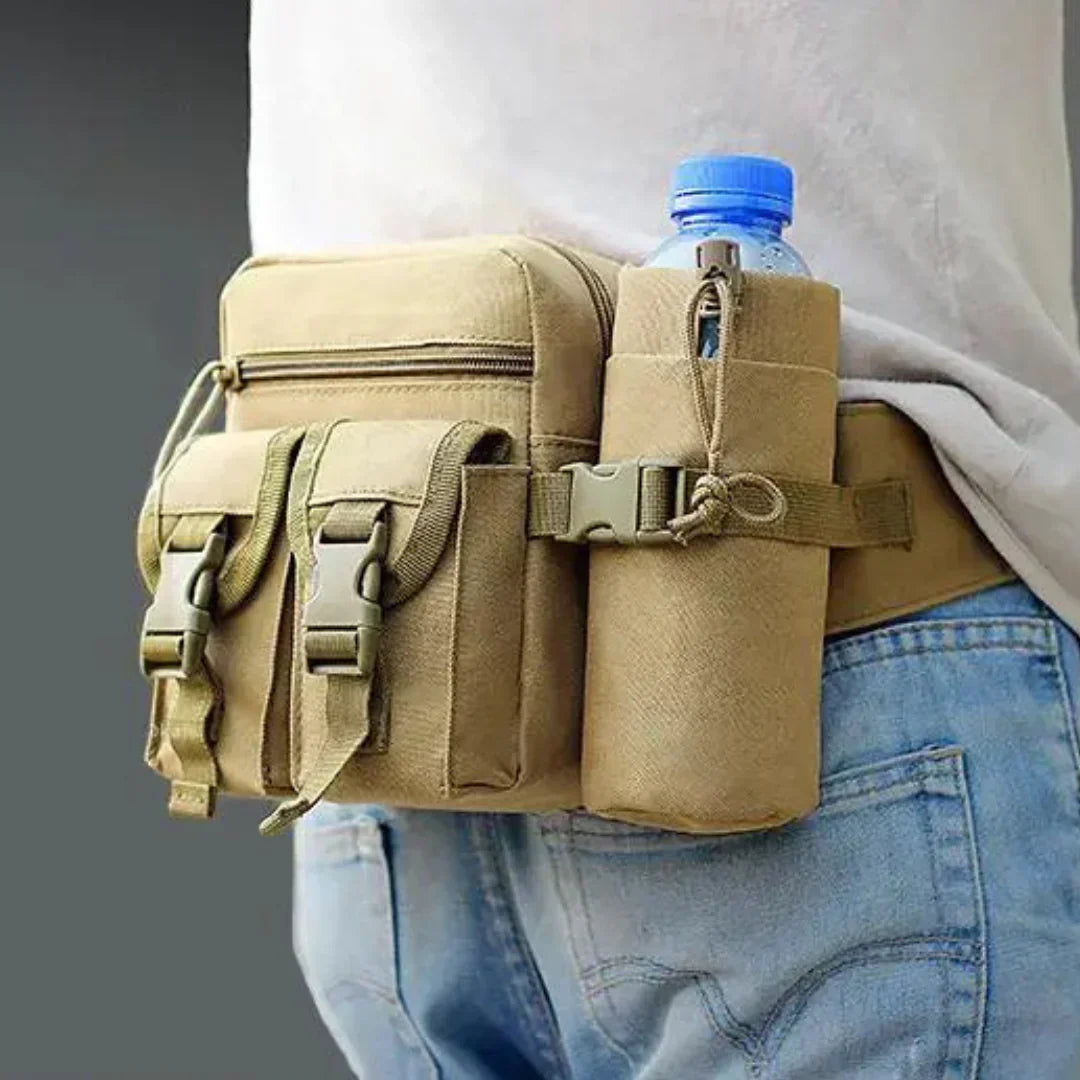 Wearclo | Tactical Fanny Pack with Water Bottle Holder