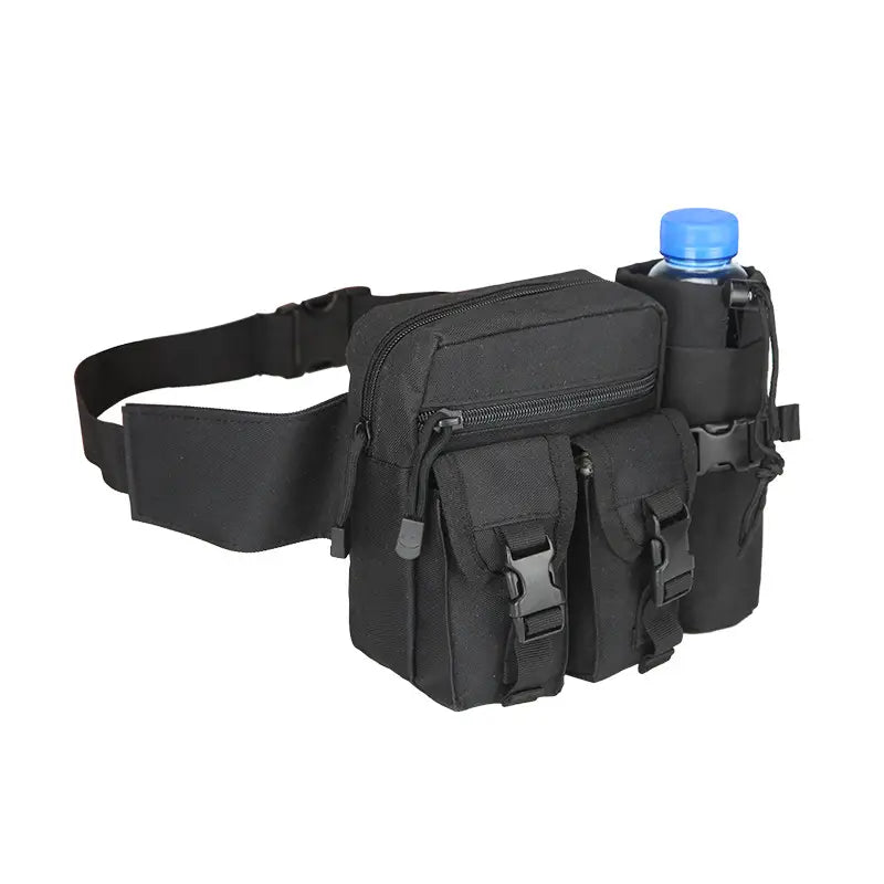 Wearclo | Tactical Fanny Pack with Water Bottle Holder