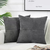 Wearclo | Ribbed Corduroy Pillow Covers (Set of 2)