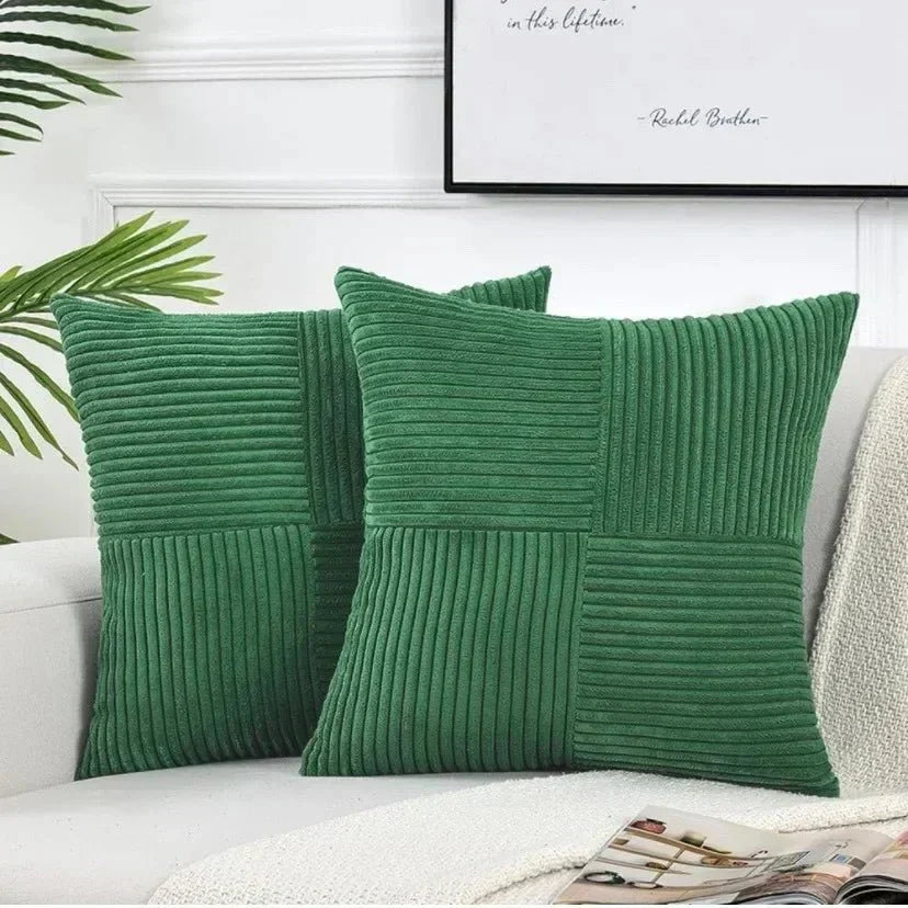 Wearclo | Textured Ribbed Cushion Cover
