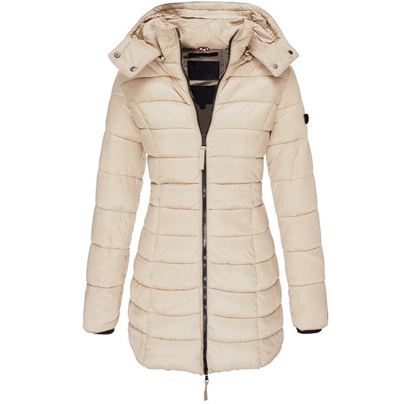 Wearclo The best and coziest winter jacket with hood and zipper