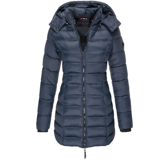 Wearclo The best and coziest winter jacket with hood and zipper
