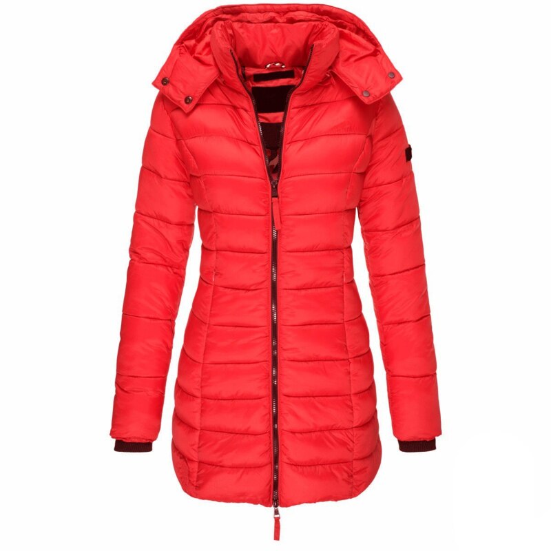 Wearclo The best and coziest winter jacket with hood and zipper