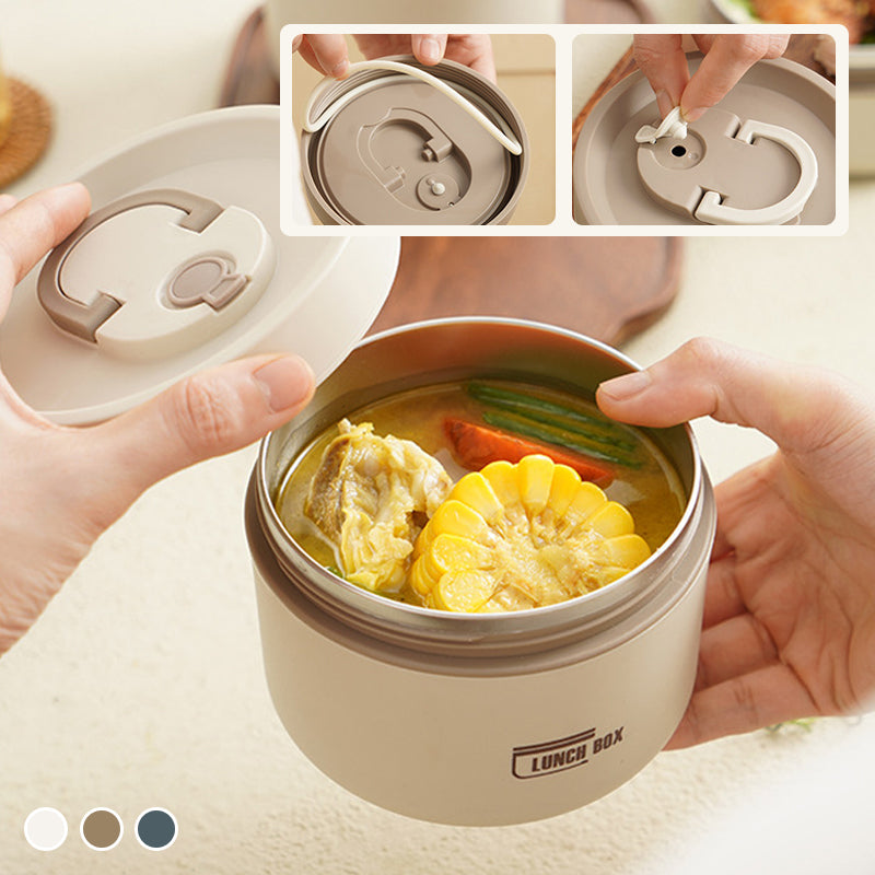 Wearclo | ThermoBox Multi-Layered Insulated Lunchbox with FREE Carry Bag