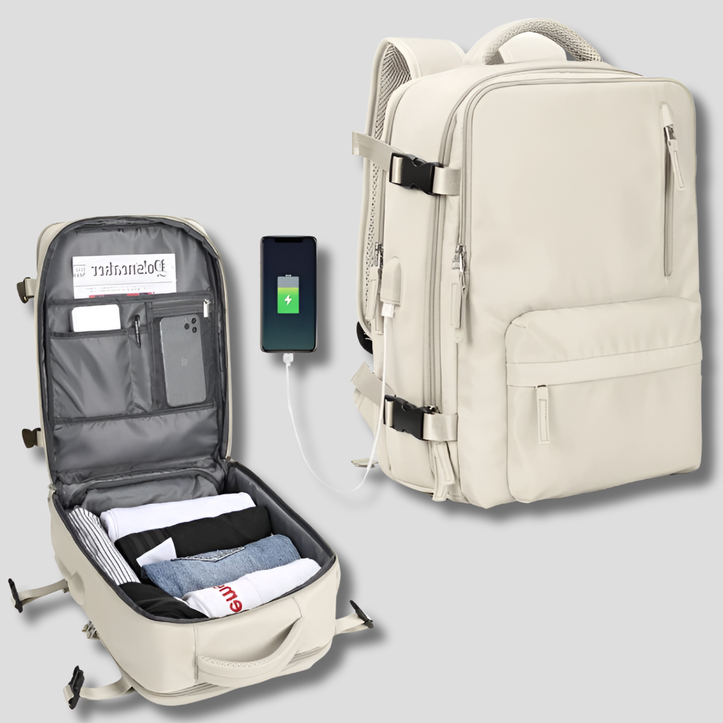 Wearclo | Travel Backpack Carry-On Expandable