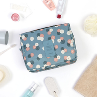 Wearclo Travel Cosmetic Bag | Waterproof & with Hook | Foldable & Padded | For Women & Men