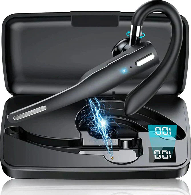 Wearclo | Trucker Dual Mic Wireless Bluetooth 5.1 Noise Cancelling Headset/Earphones