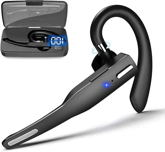 Wearclo | Trucker Dual Mic Wireless Bluetooth 5.1 Noise Cancelling Headset/Earphones