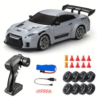 Wearclo | Ultimate 1:24 RC Drift Car with LED Wheels – Rechargeable 4WD Racing Toy