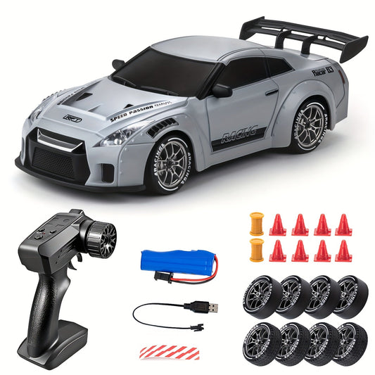 Wearclo | Ultimate 1:24 RC Drift Car with LED Wheels – Rechargeable 4WD Racing Toy