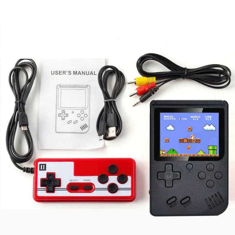Wearclo | Ultimate 400-in-1 Retro Gaming Console – Classic Portable Handheld Game Player with TV Output