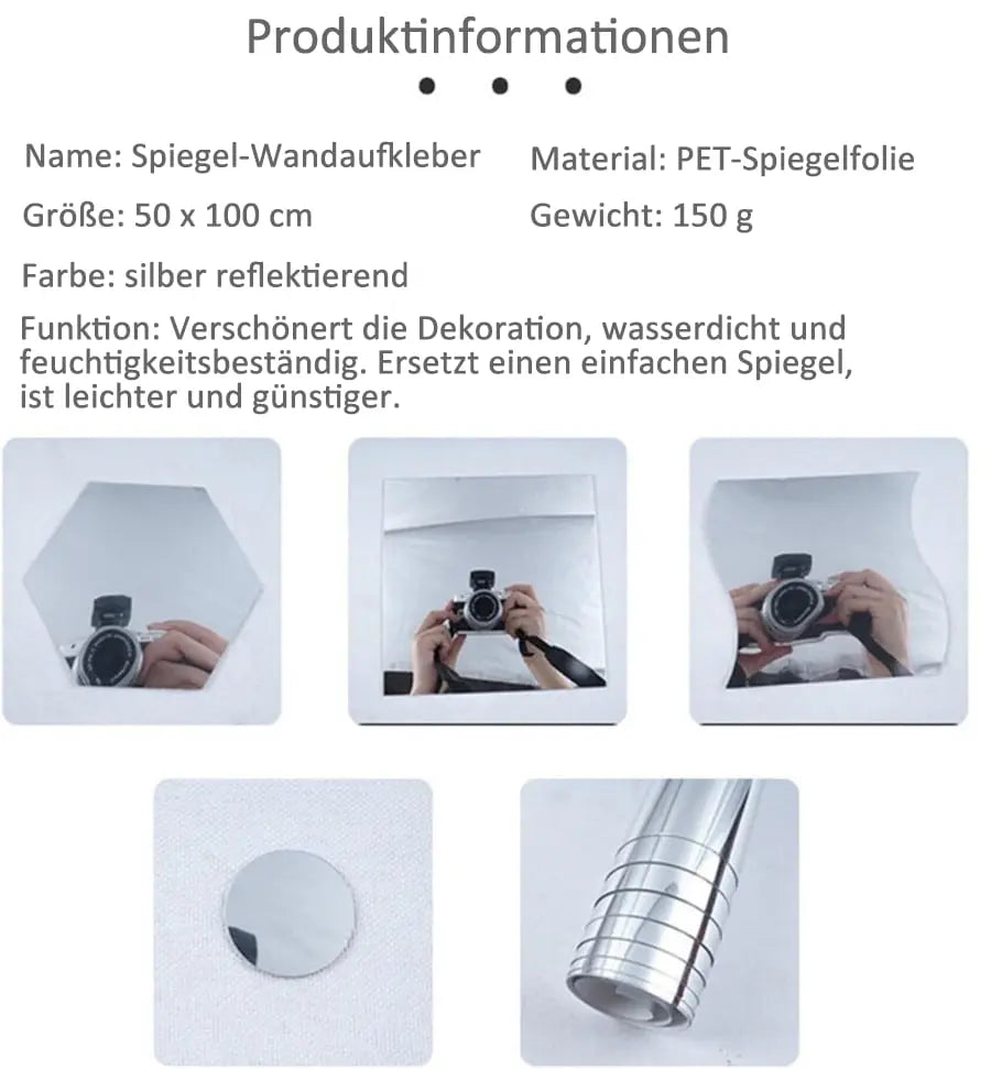Wearclo | Ultra-flexible Mirror - safe and shatterproof