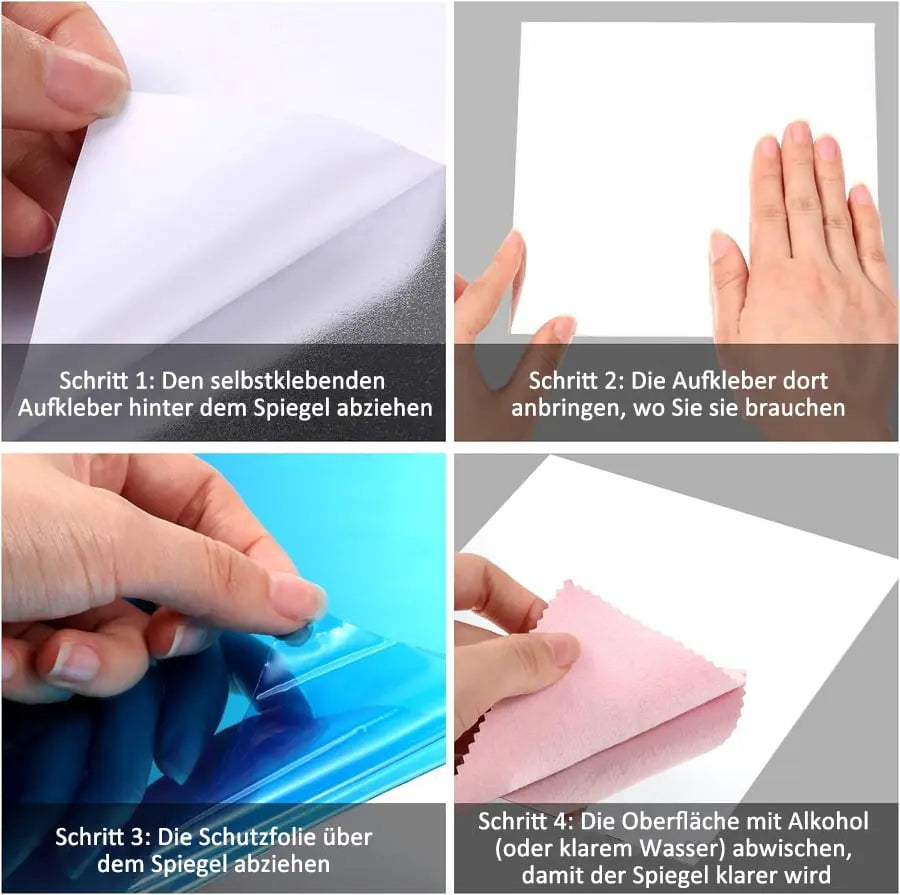 Wearclo | Ultra-flexible Mirror - safe and shatterproof