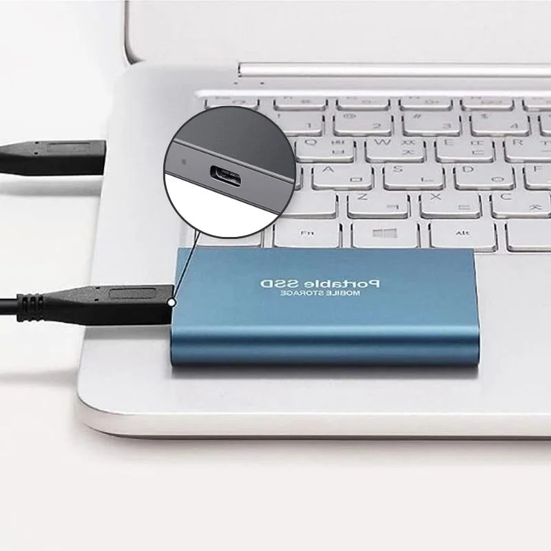 Wearclo | UltraDrive - External SSD - Super Fast Storage 128GB