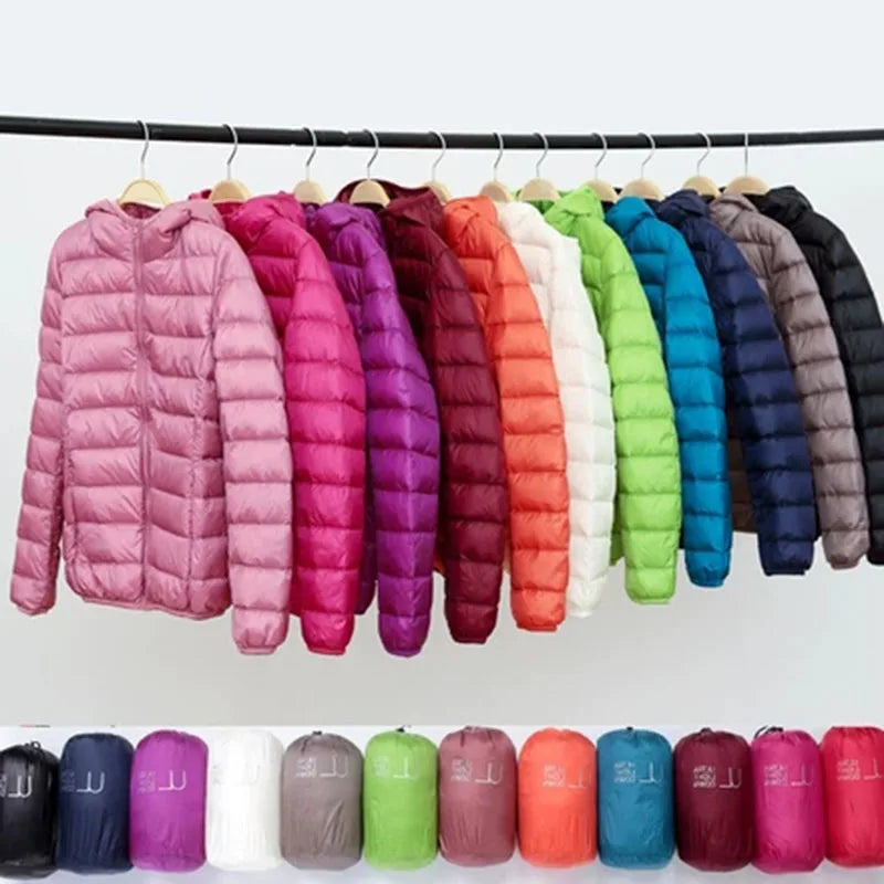Wearclo | Ultralight Women's Down Jacket with Hood