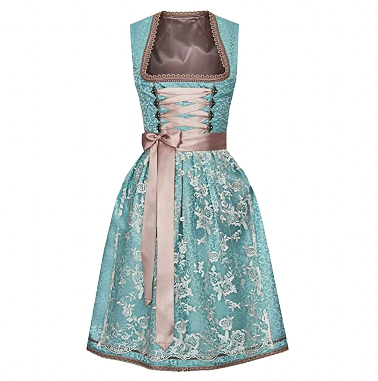 Wearclo | Unique Women's Traditional Dress with Apron Perfect for Oktoberfest