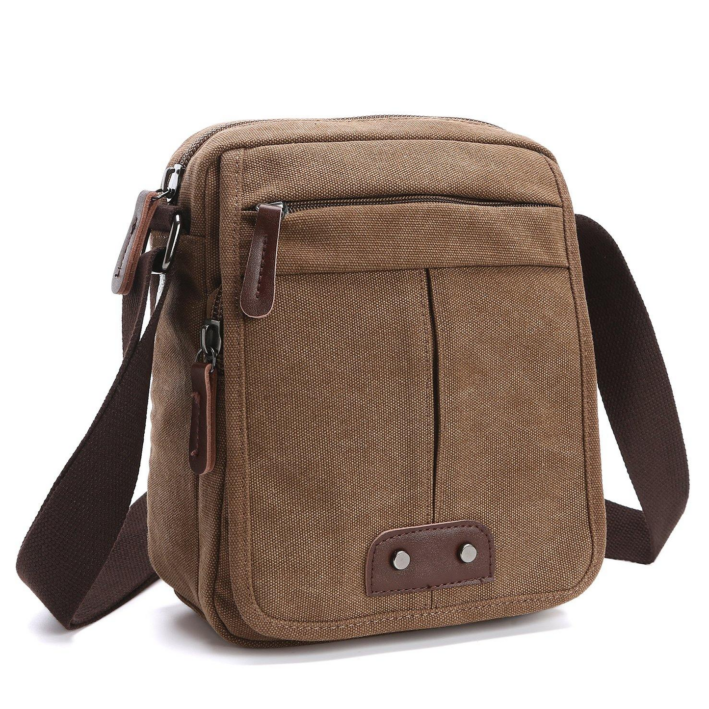 Wearclo | Unisex Crossbody Canvas Bag With Adjustable Strap