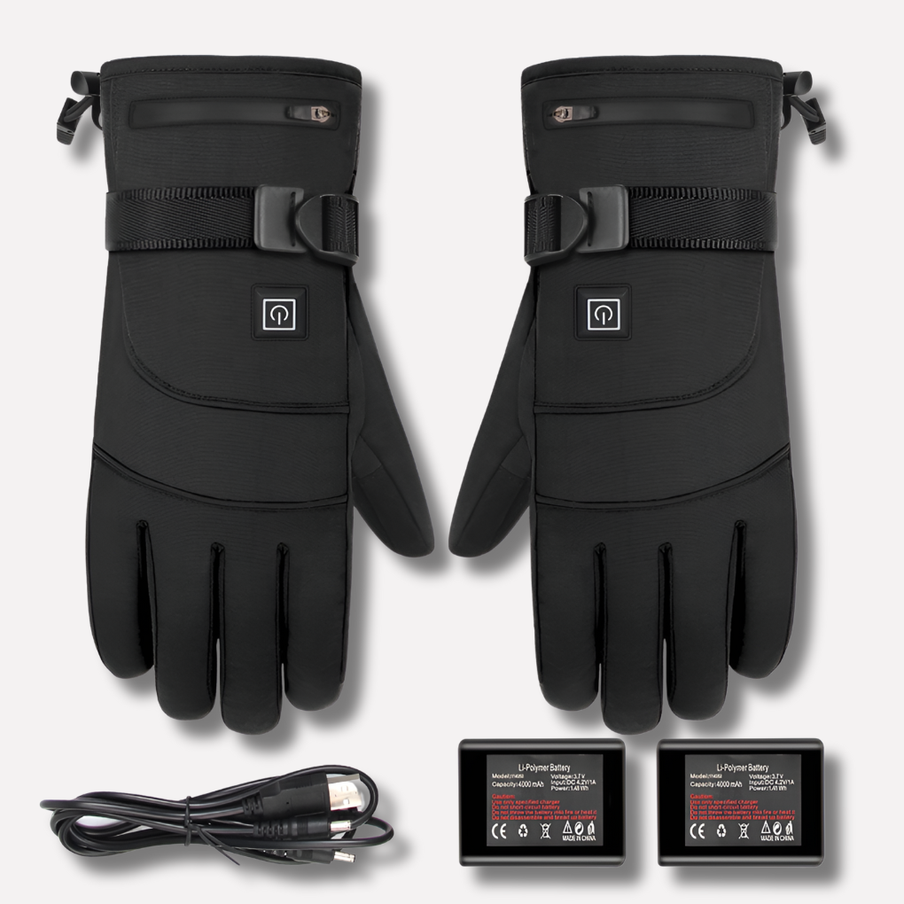 Wearclo | Unisex Heated Gloves with Adjustable Strap