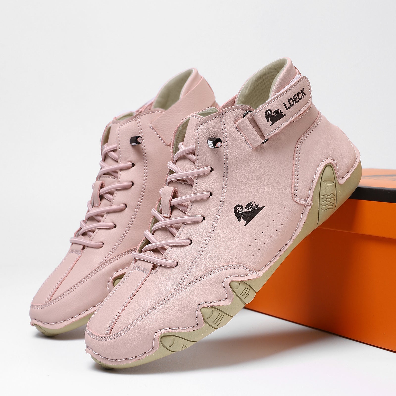 Wearclo | Unisex Mid-Top Lace-Up Barefoot Shoes