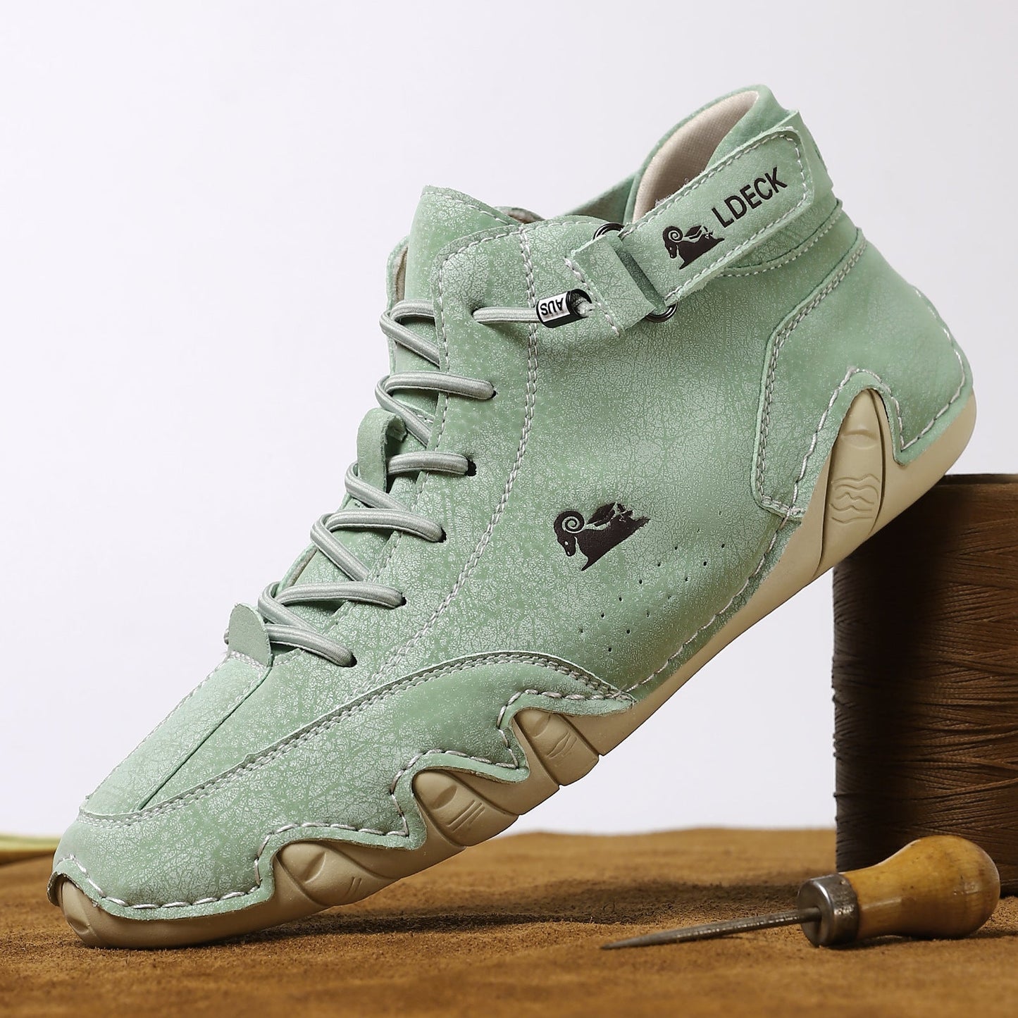 Wearclo | Unisex Mid-Top Lace-Up Barefoot Shoes