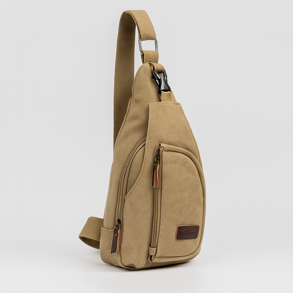 Wearclo | Unisex Sling Bag Vintage Canvas Crossbody