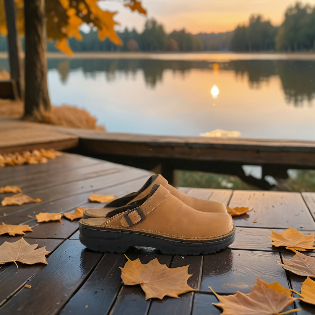 Wearclo | Unisex Slip-On Clogs with Buckle Strap