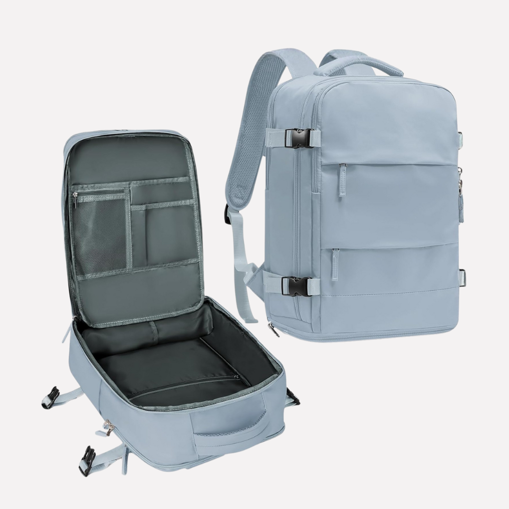 Wearclo | Unisex Travel Backpack with Dedicated Shoe Compartment