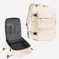 Wearclo | Unisex Travel Backpack with Dedicated Shoe Compartment