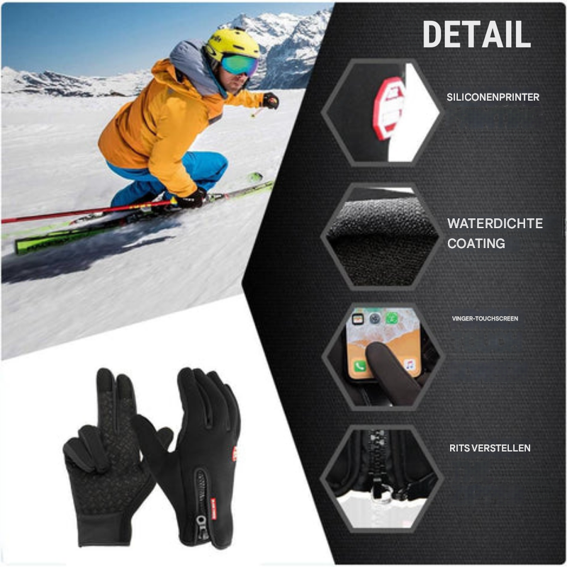 Wearclo | Unisex Winter Outdoor Gloves