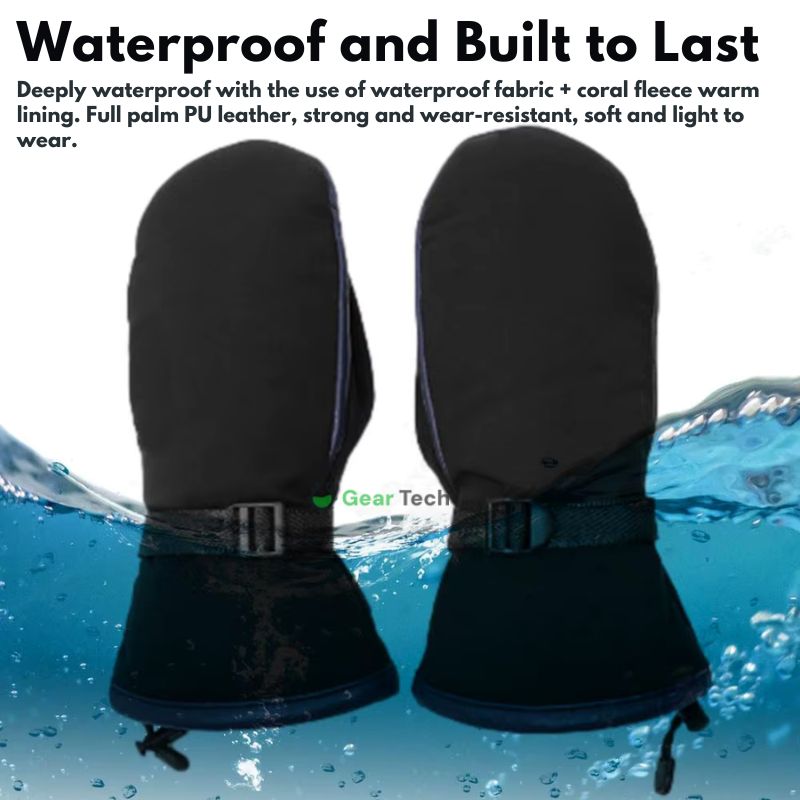 Wearclo | USB Electric Heated Gloves | Plug-and-play, dual-sided heating, waterproof design, suitable for skiing, hiking, and daily winter protection