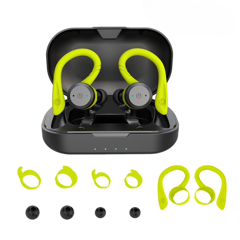 Wearclo | Vega - Waterproof Wireless Sport Earbuds with 20 Hours Playtime