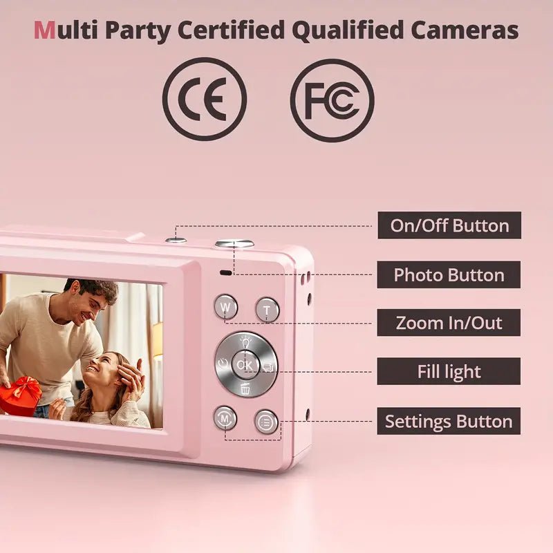 Wearclo | Vintage Digital Camera | 1080p Video and HD Photos | Compact Design