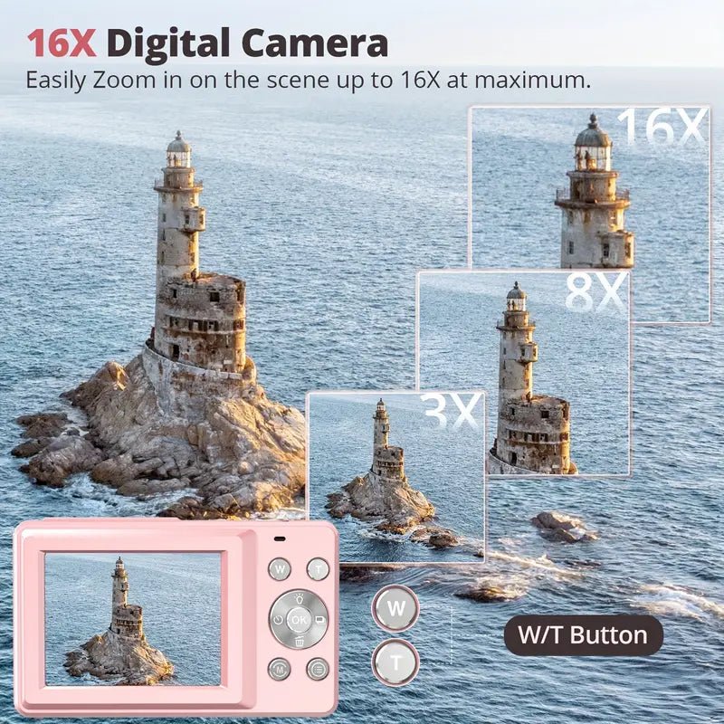 Wearclo | Vintage Digital Camera | 1080p Video and HD Photos | Compact Design