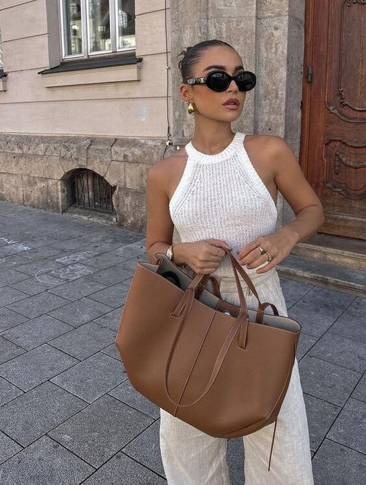 Wearclo - Vintage Tote Bag for Women | Spacious Shoulder Bag
