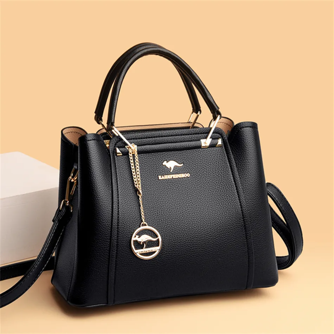Wearclo | Vivian Luxurious Shoulder Bag – Elegant PU Leather Handbag with Crossbody Strap