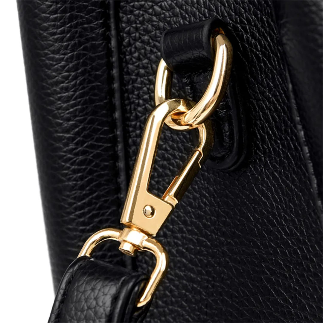 Wearclo | Vivian Luxurious Shoulder Bag – Elegant PU Leather Handbag with Crossbody Strap