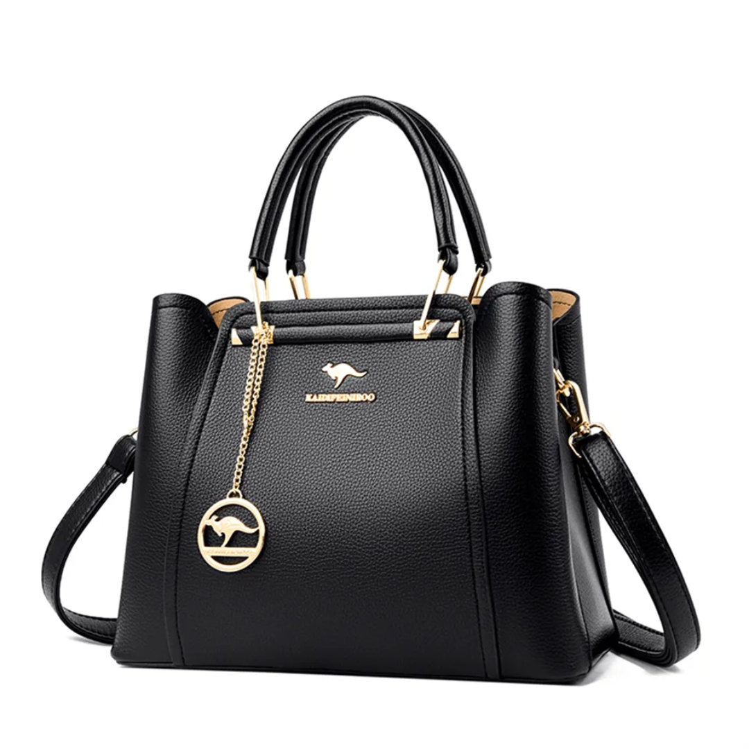 Wearclo | Vivian Luxurious Shoulder Bag – Elegant PU Leather Handbag with Crossbody Strap