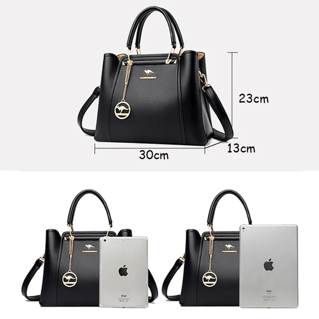Wearclo | Vivian Luxurious Shoulder Bag – Elegant PU Leather Handbag with Crossbody Strap