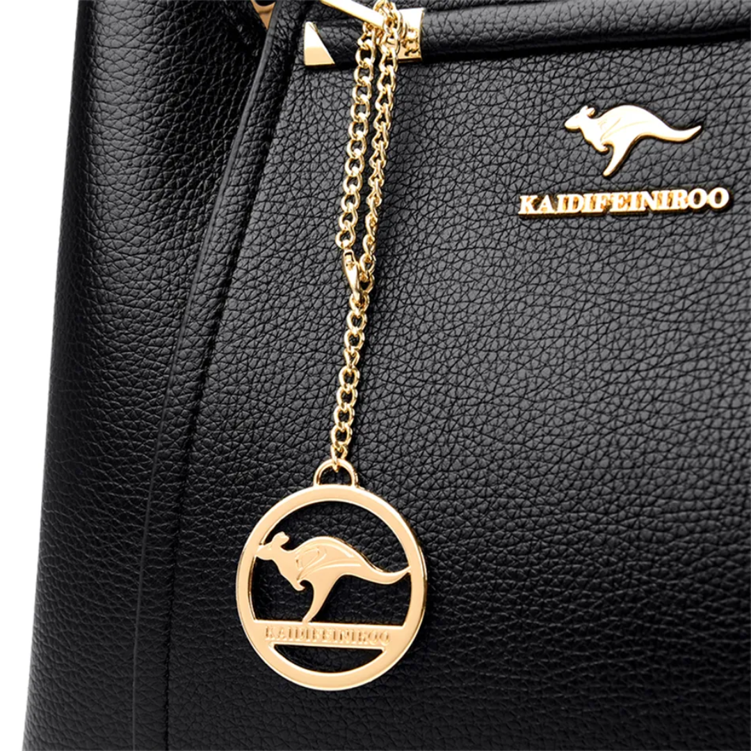 Wearclo | Vivian Luxurious Shoulder Bag – Elegant PU Leather Handbag with Crossbody Strap