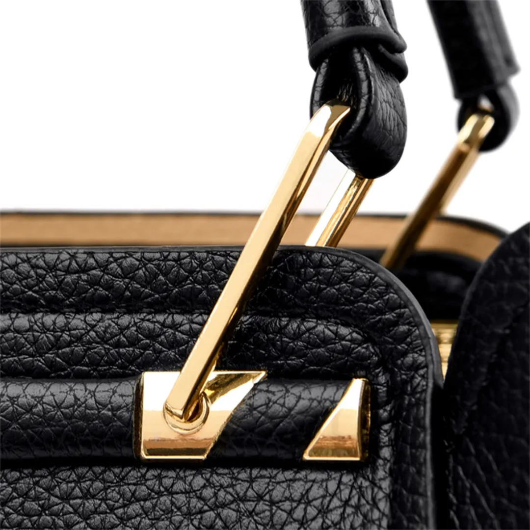 Wearclo | Vivian Luxurious Shoulder Bag – Elegant PU Leather Handbag with Crossbody Strap