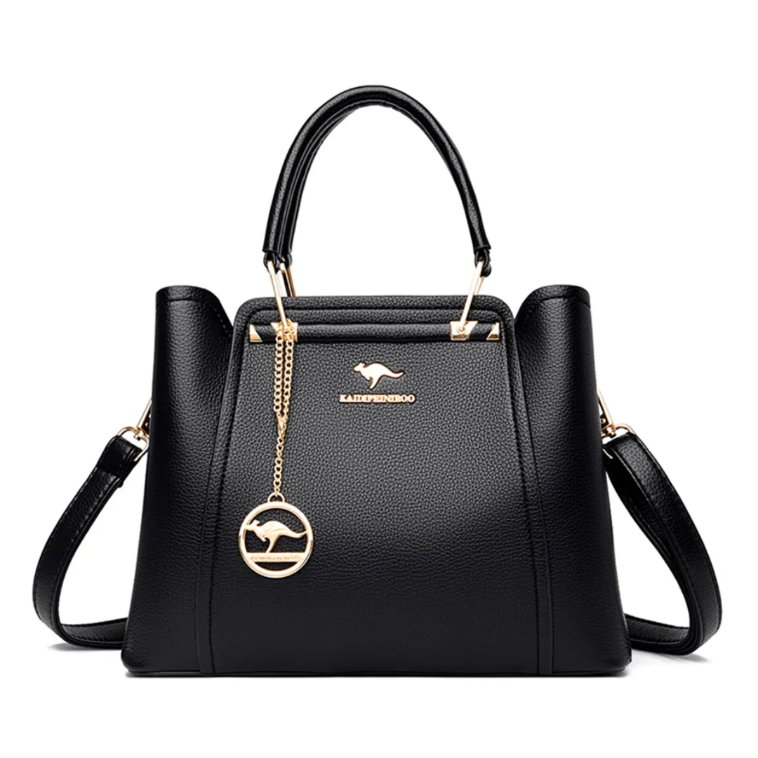 Wearclo | Vivian Luxurious Shoulder Bag – Elegant PU Leather Handbag with Crossbody Strap