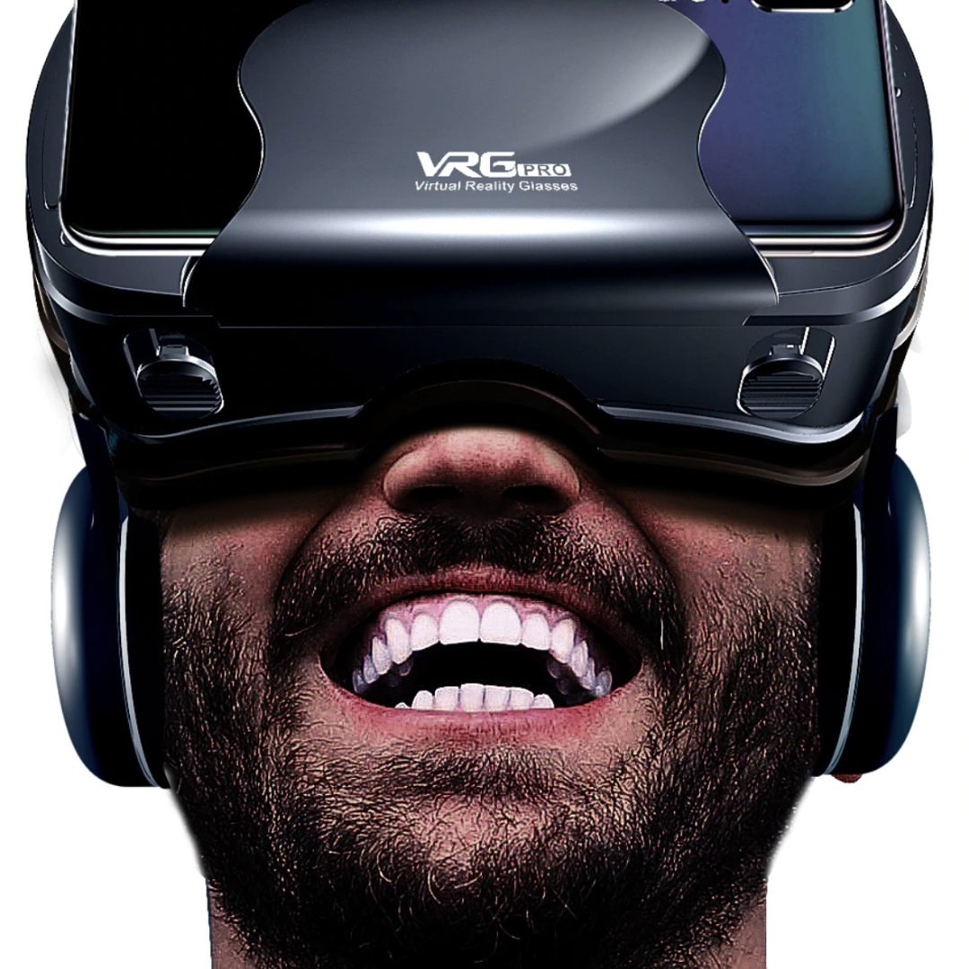 Wearclo | VR Headset with Integrated Headphones for Smartphones