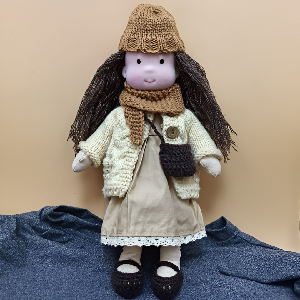 Wearclo | Waldorf Doll - Handmade Fabric Doll for Imaginative Play