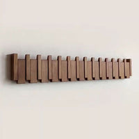 Wearclo | Wall Coat Rack in Piano Design | Handmade Wood | Natural