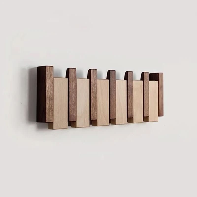 Wearclo | Wall Coat Rack in Piano Design | Handmade Wood | Natural