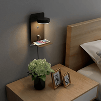 Wearclo | Wall Lamp with Charging Shelf - Adjustable