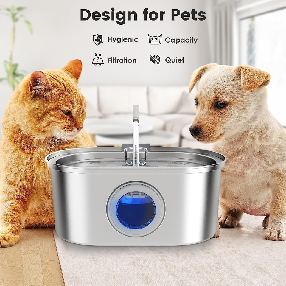 Wearclo | Water Fountain Stainless Steel 3.2L